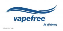 Vapefree logo sticker